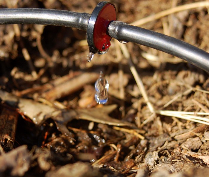Irrigation system installation