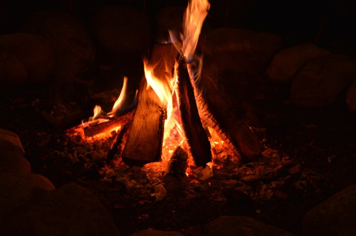 Fire pit installation